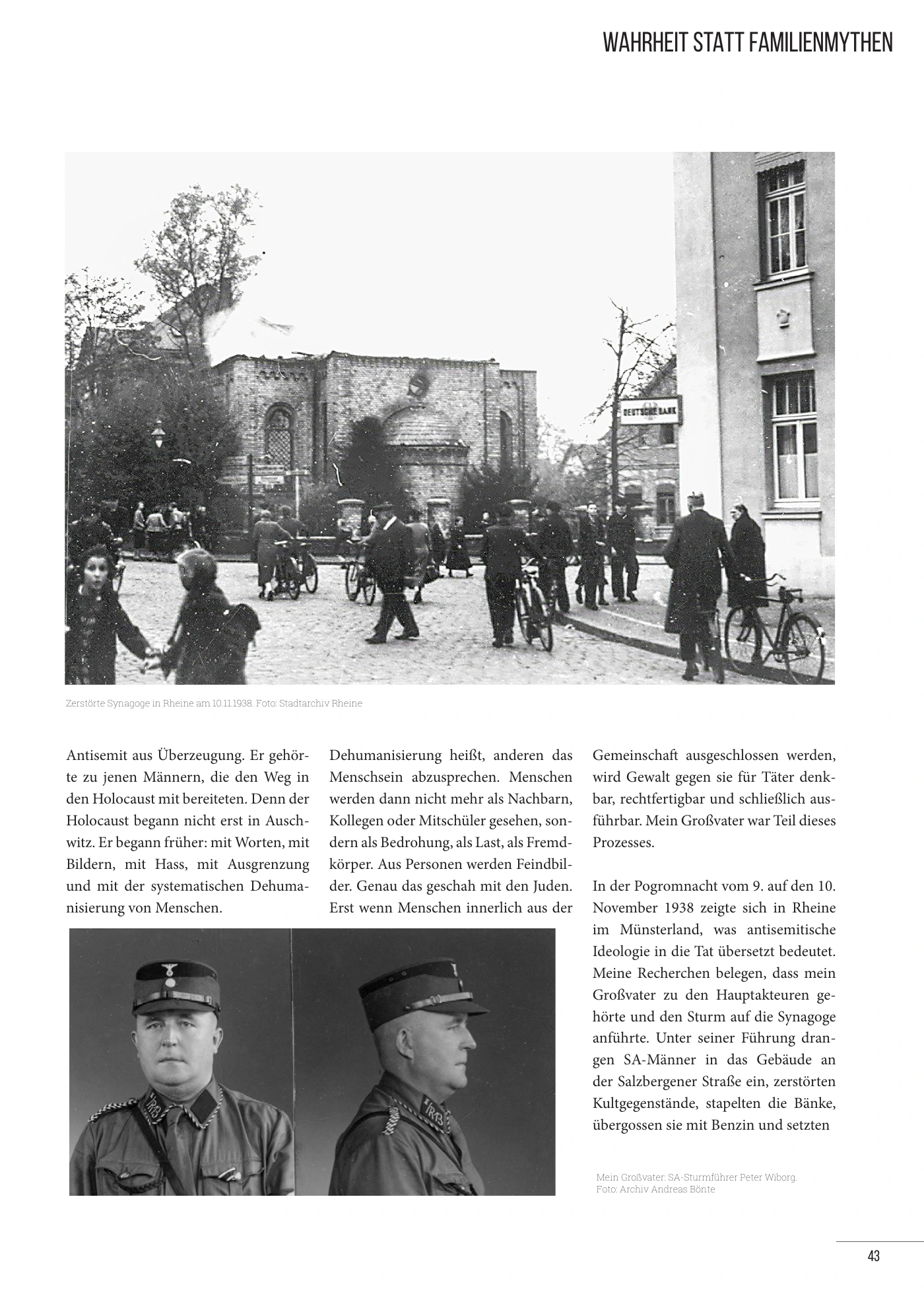 Essay Die Vergangenheit in mir von Andreas Bönte, Seite 43