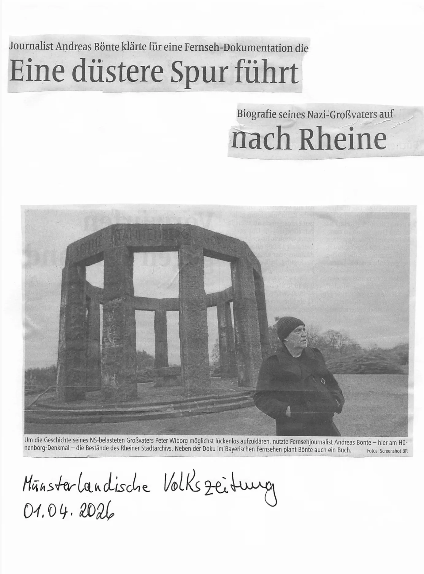Münsterländische Volkszeitung Artikel Seite 3