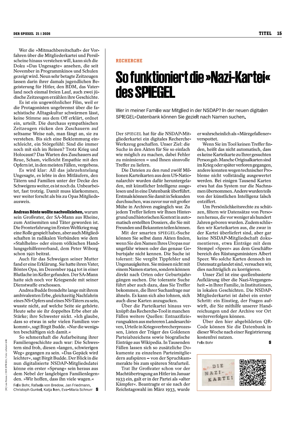 DER SPIEGEL Artikel Seite 8